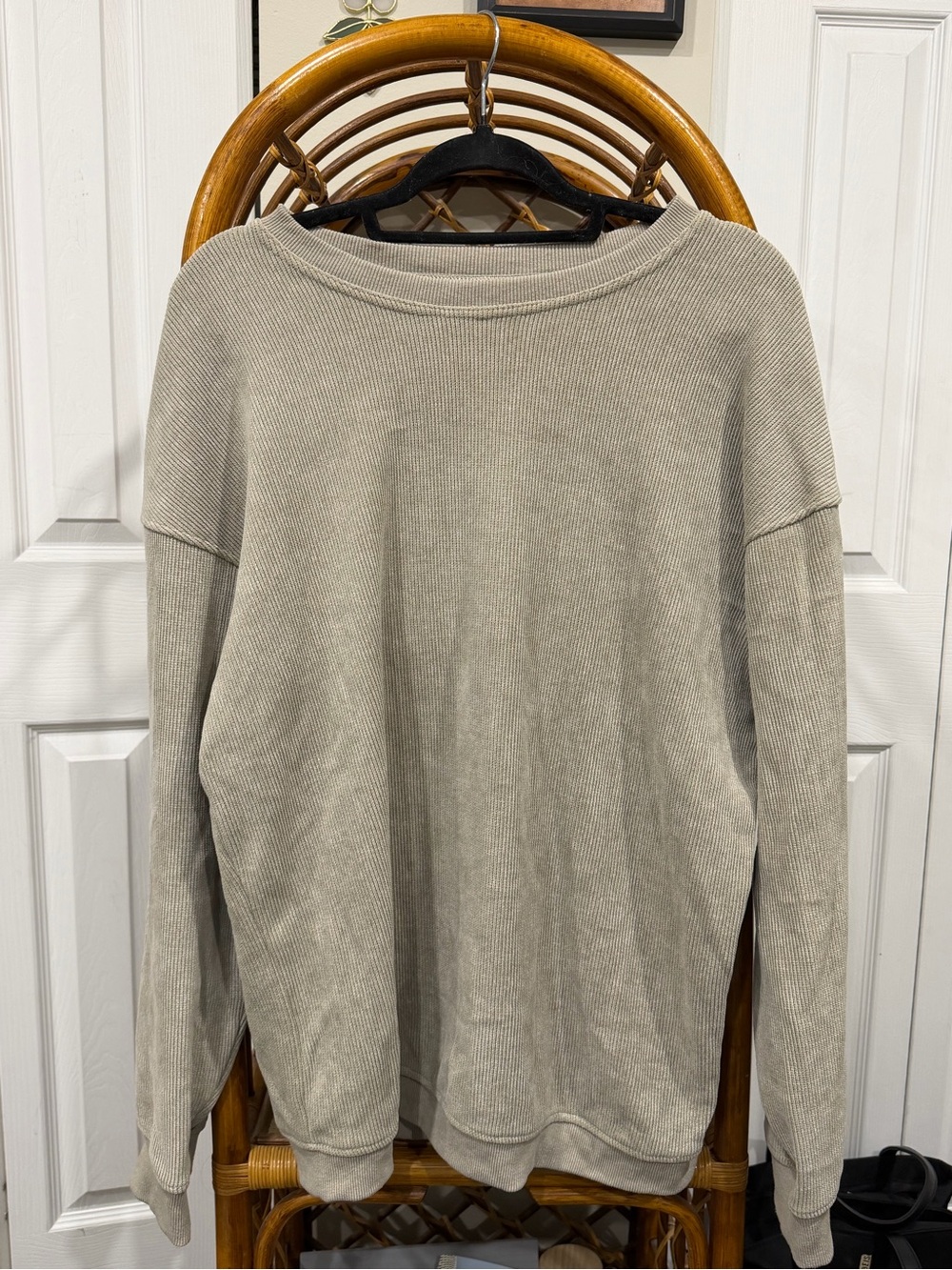 Danskin Light Taupe Crewneck Sweater